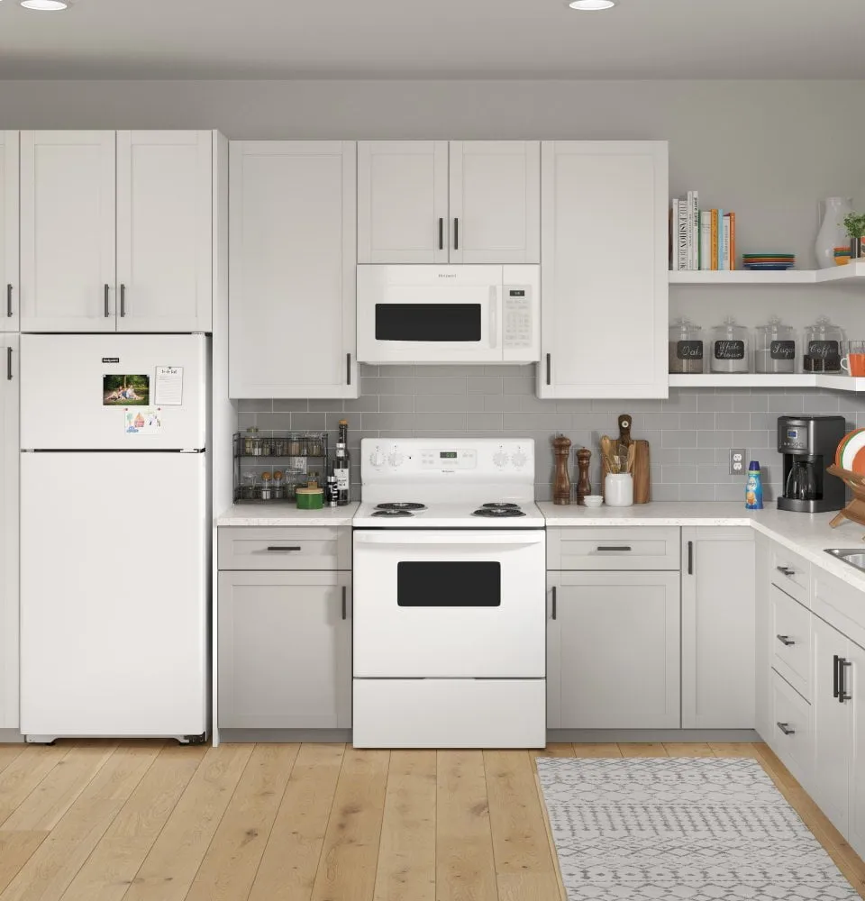 Hotpoint RVM5160DHWW Hotpoint? 1.6 Cu. Ft. Over-The-Range Microwave Oven