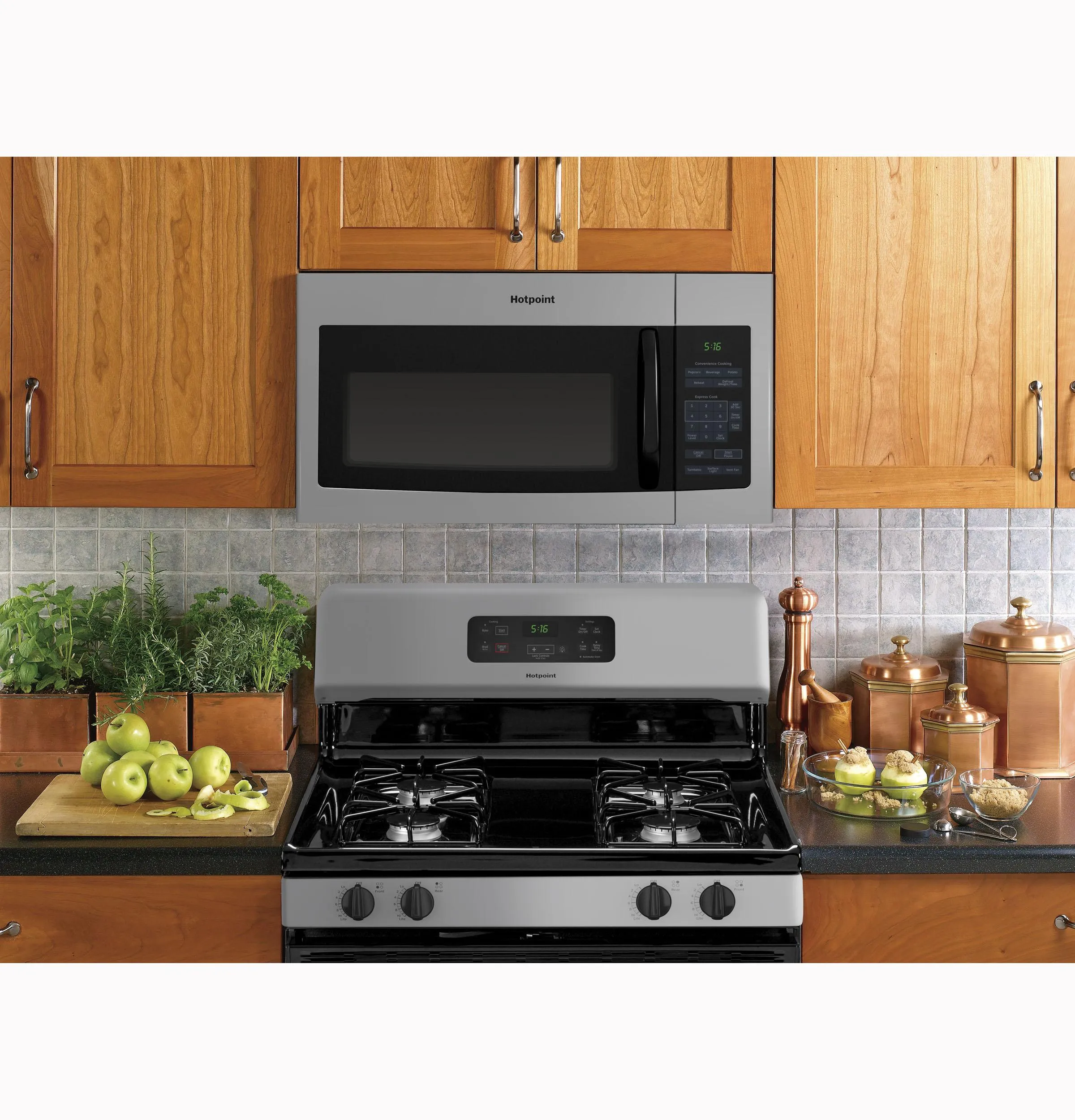 Hotpoint RVM5160MPSA Hotpoint? 1.6 Cu. Ft. Over-The-Range Microwave Oven