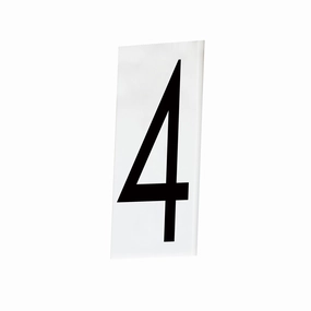 House Number 4 - SingletonWeatherproof outdoor lighting