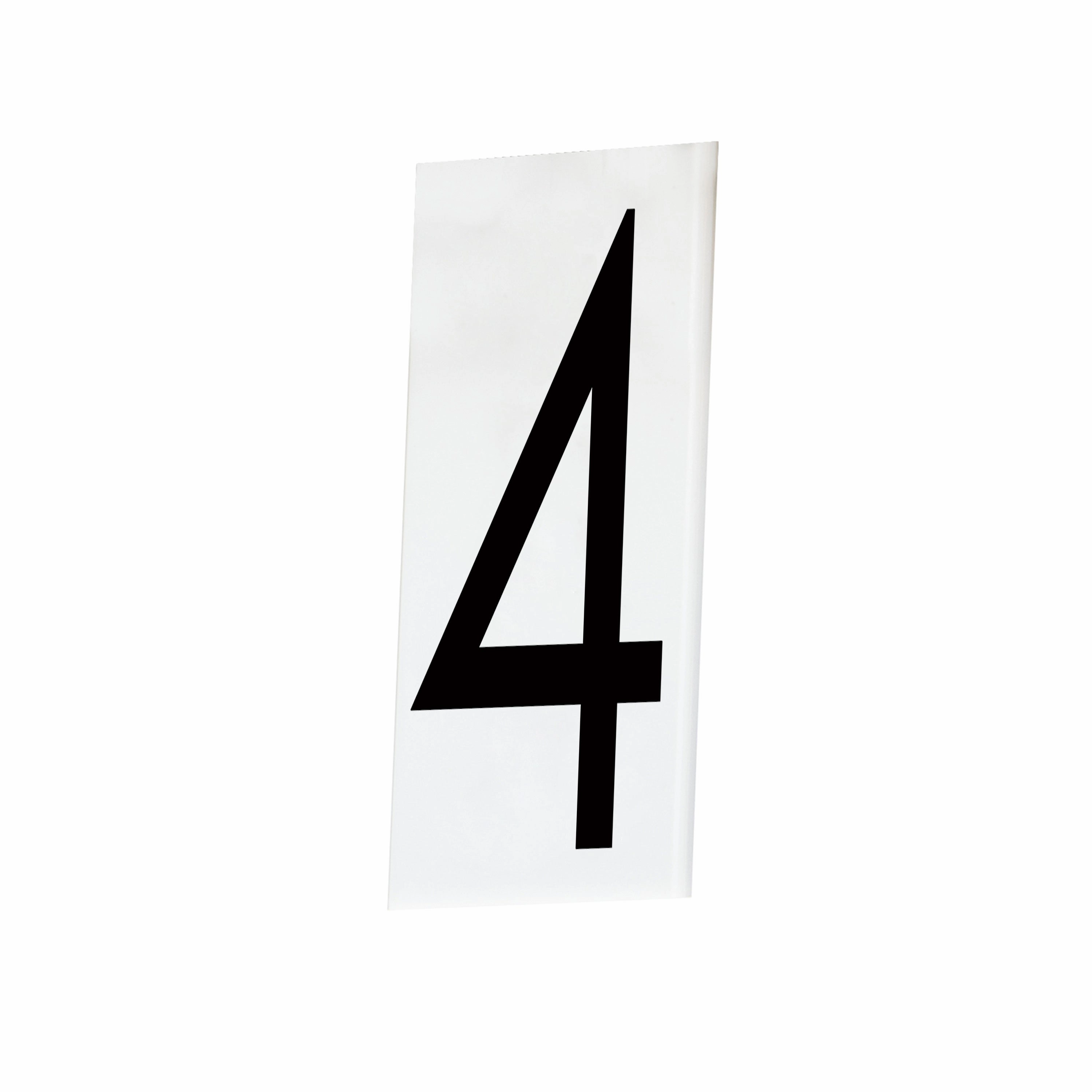 House Number 4 - SingletonWeatherproof outdoor lighting