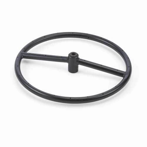 HPC Fire 12" Single Black Iron Fire Ring FR12Fireproof mat for under fire pit