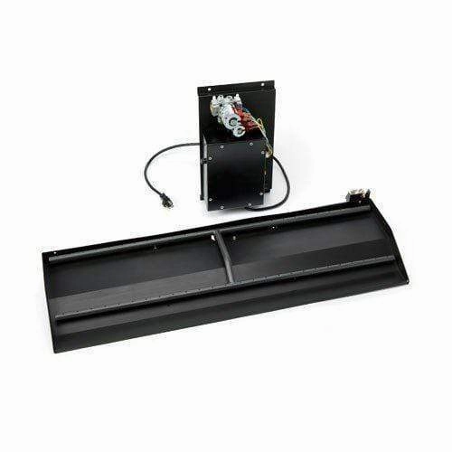 HPC Fire 28" Duel-Step On/Off Electric Ignition Outdoor Fireplace Burner Kit 120VACportable outdoor fire pit with lid