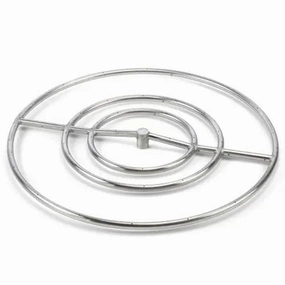 HPC Fire 30" Round Burner Fire Pit Kit FPS30Fireproof mat for under fire pit