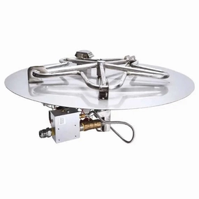 HPC Fire 30" Round Flat Pan Fire Pit Insert PENTA30EIportable outdoor fire pit with lid