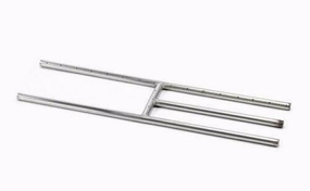 HPC Fire 30" x 6" Fire Pit H-Burner Kit (10pcs) Fire HBS30Fireproof mat for under fire pit