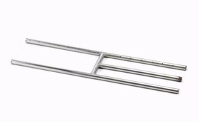 HPC Fire 30" x 6" Fire Pit H-Burner Kit (10pcs) Fire HBS30Fireproof mat for under fire pit