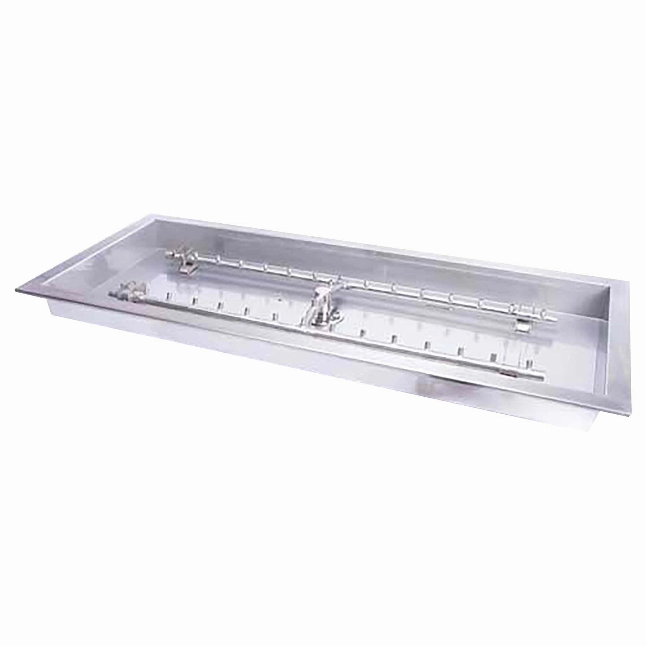 HPC Fire 30 X 12" Pan H-Burner TOR-30X12SS-Hportable outdoor fire pit with lid