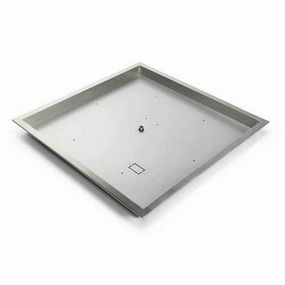 HPC Fire 36" High Capacity Square Bowl Pan 570-36HCSQFireproof mat for under fire pit