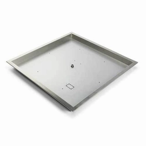 HPC Fire 42" High Capacity Square Bowl Pan 570-42HCSQFireproof mat for under fire pit
