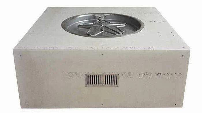 HPC Fire 45" Inch Unfinished Fire Pit Enclosures U45S-FPPK25CEKportable outdoor fire pit with lid