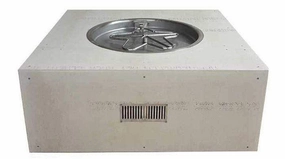 HPC Fire 45" Inch Unfinished Fire Pit Enclosures U45S-FPPK25CEKportable outdoor fire pit with lid