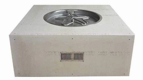HPC Fire 45" Unfinished Square Fire Pit Enclosures U45S-25SSCEKportable outdoor fire pit with lid
