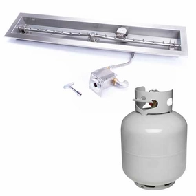 HPC Fire 48" Linear Trough FP Insert Small Tank TOR-MLFPK48 TRGH-FLEX-LP-STportable outdoor fire pit with lid
