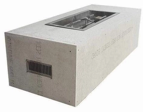 HPC Fire 60 x 24" Unfinished Fire Pit Enclosure TOR-U60X24/30X12CEKportable outdoor fire pit with lid