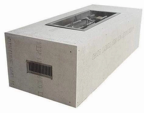 HPC Fire 60 x 24" Unfinished Fire Pit Enclosure TOR-U60X24/30X12CEKportable outdoor fire pit with lid