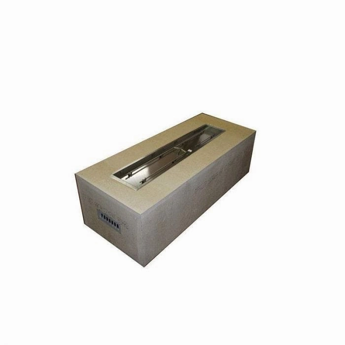 HPC Fire 60 x 24" Unfinished Rectangular Fire Pit Enclosures U60X24-36X14FPPKCEKportable outdoor fire pit with lid
