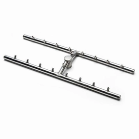 HPC Fire 60x10 inch H Torpedo Burner for Fire Pit TOR-HBSB60 KITFireproof mat for under fire pit