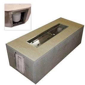 HPC Fire 70" Rectangular Fire Pit Enclosure TOR-UST70X24/36FPPKCEK-LPportable outdoor fire pit with lid