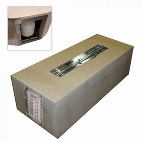 HPC Fire 80x24" Rectangular FP Enclosure Kit UST80X24/49X8MLFPKCEK-LPportable outdoor fire pit with lid