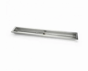 HPC Fire 96" SS Linear Trough Fire Pit Burner TOR-96SS TRGHportable outdoor fire pit with lid