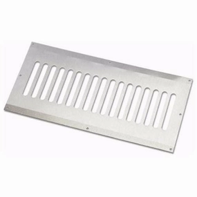 HPC Fire 9x4 inch Flat Stainless Steel Enclosure Vents EV-8X4SSFireproof mat for under fire pit
