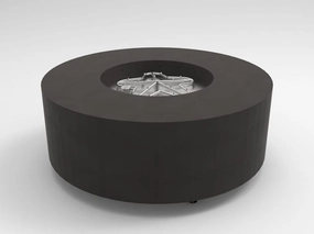 HPC Fire Agni 60" Torpedo Burner Fire Pit Enclosure On/Off Electronic Ignition 120VACportable outdoor fire pit with lid