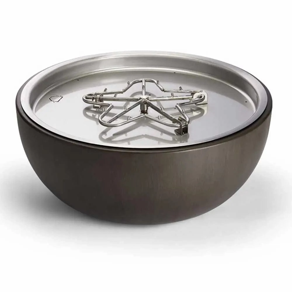 HPC Fire Aluminum Spun 120 VAC Electronic Ignition On/Off Fire Pit Bowls