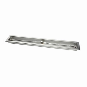 HPC Fire Drop -In FP Burner Pan w/ Linear Trough 96SS-TRGH-NGportable outdoor fire pit with lid