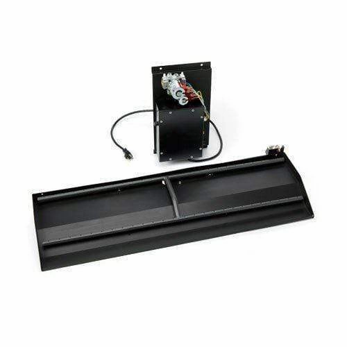 HPC Fire Dual Step H-Burner Electronic Ignition Fireplace Insert 120VACportable outdoor fire pit with lid