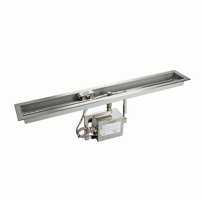 HPC Fire EI Gas Fire Pit Linear Pan 24SSEI-TRGH-HI-LOportable outdoor fire pit with lid