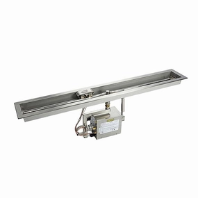 HPC Fire EI Gas Fire Pit Linear Pan 24SSEI-TRGHportable outdoor fire pit with lid