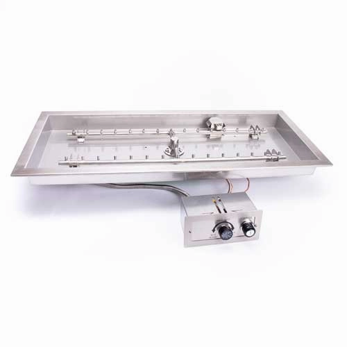 HPC Fire H-Burner Bowl Pan Fire Pit Insert FPPK42X14-H-FLEX
