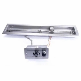 HPC Fire Linear Trough Fire Pit Insert FPPK24-TRGH-FLEXportable outdoor fire pit with lid