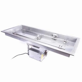 HPC Fire Rectangle Bowl Pan Fire Pit Insert FPPK36X14-H-FLEX-LP-STportable outdoor fire pit with lid