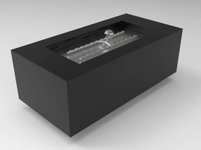 HPC Fire Tejas Rectangular Fire Pit Enclosure On/Off Electronic Ignition 24VACportable outdoor fire pit with lid