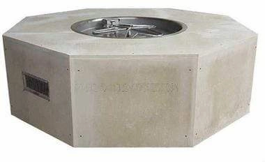 HPC Fire Unfinished Octagon Fire Pit Enclosures TOR-U54O/FPPK25CRKportable outdoor fire pit with lid