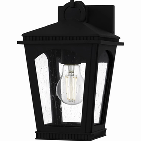 Huck One Light Outdoor Wall Lantern Earth BlackOutdoor wall sconces with motion sensor