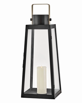 Hugh Decorative Lantern BlackOutdoor wall sconces with motion sensor