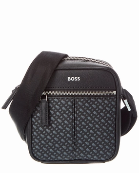 Exclusive Online Deal Flash Deal Alert Hugo Boss Zair Zip Leather Crossbody