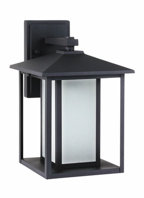 Hunnington One Light Outdoor Wall Lantern BlackOutdoor wall sconces with motion sensor