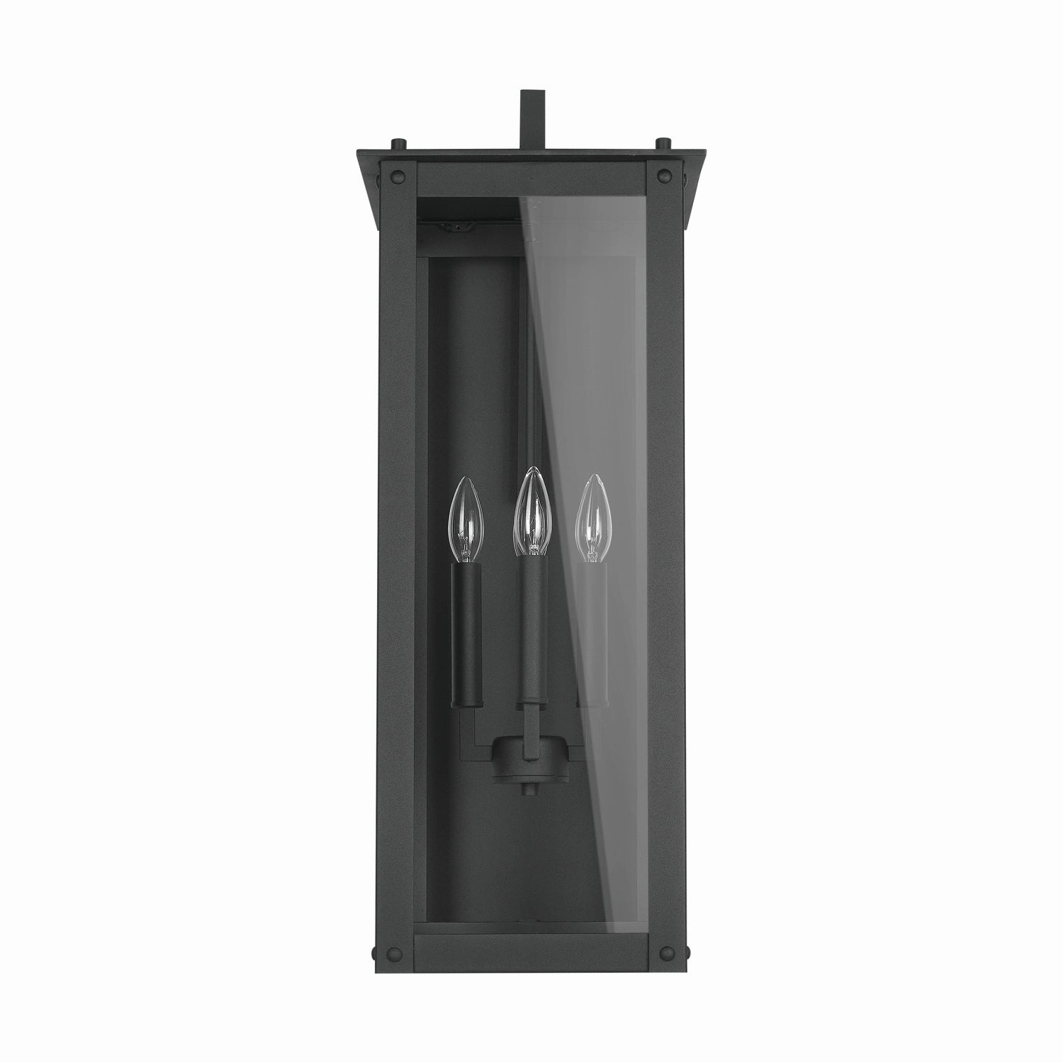 Hunt Four Light Wall Mount Black