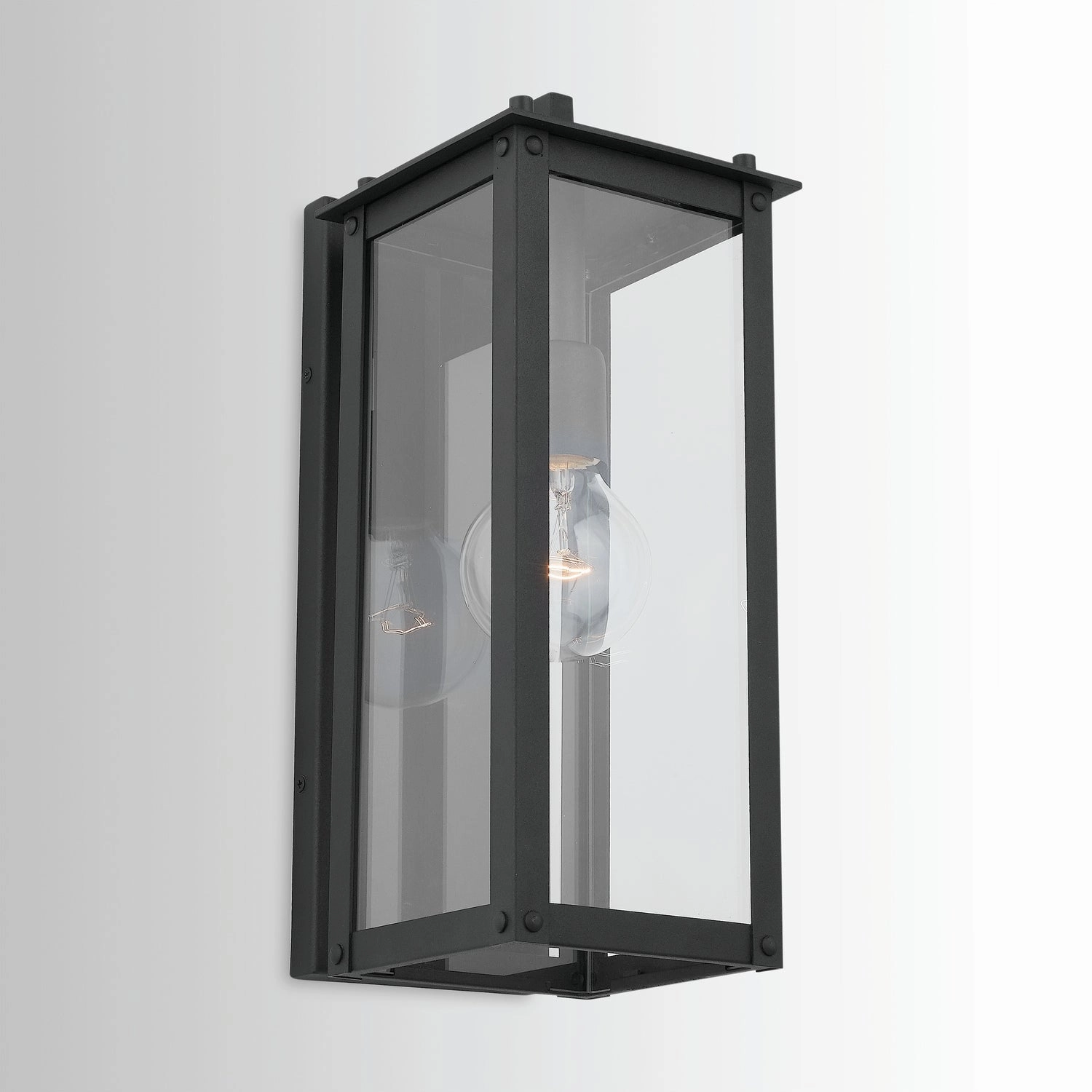 Hunt One Light Wall Mount Black