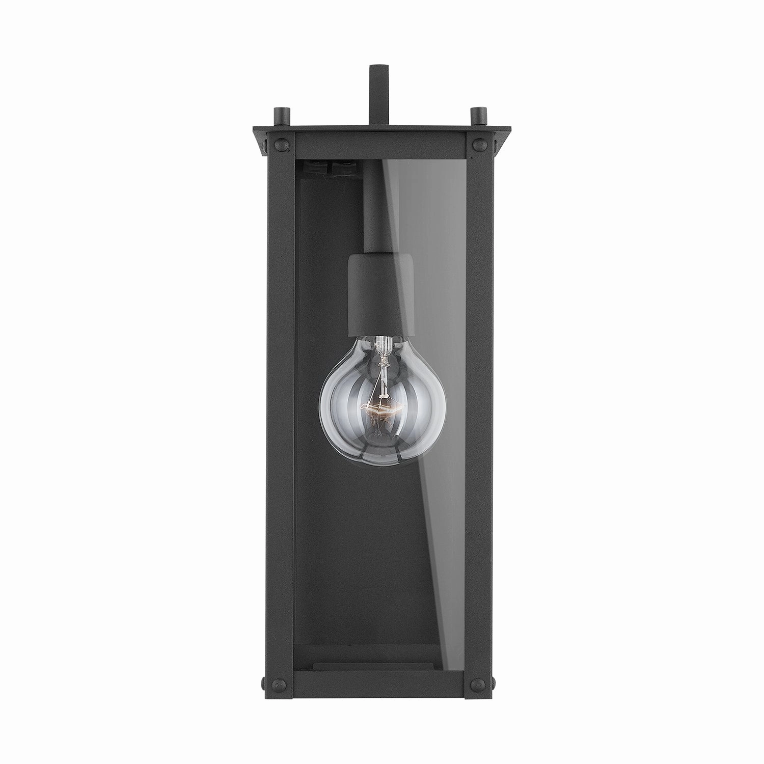 Hunt One Light Wall Mount BlackOutdoor wall sconces with motion sensor