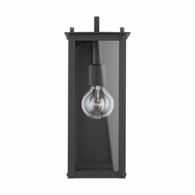 Hunt One Light Wall Mount BlackOutdoor wall sconces with motion sensor