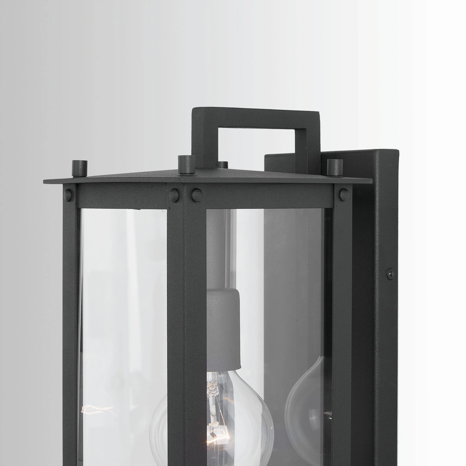 Hunt One Light Wall Mount Black