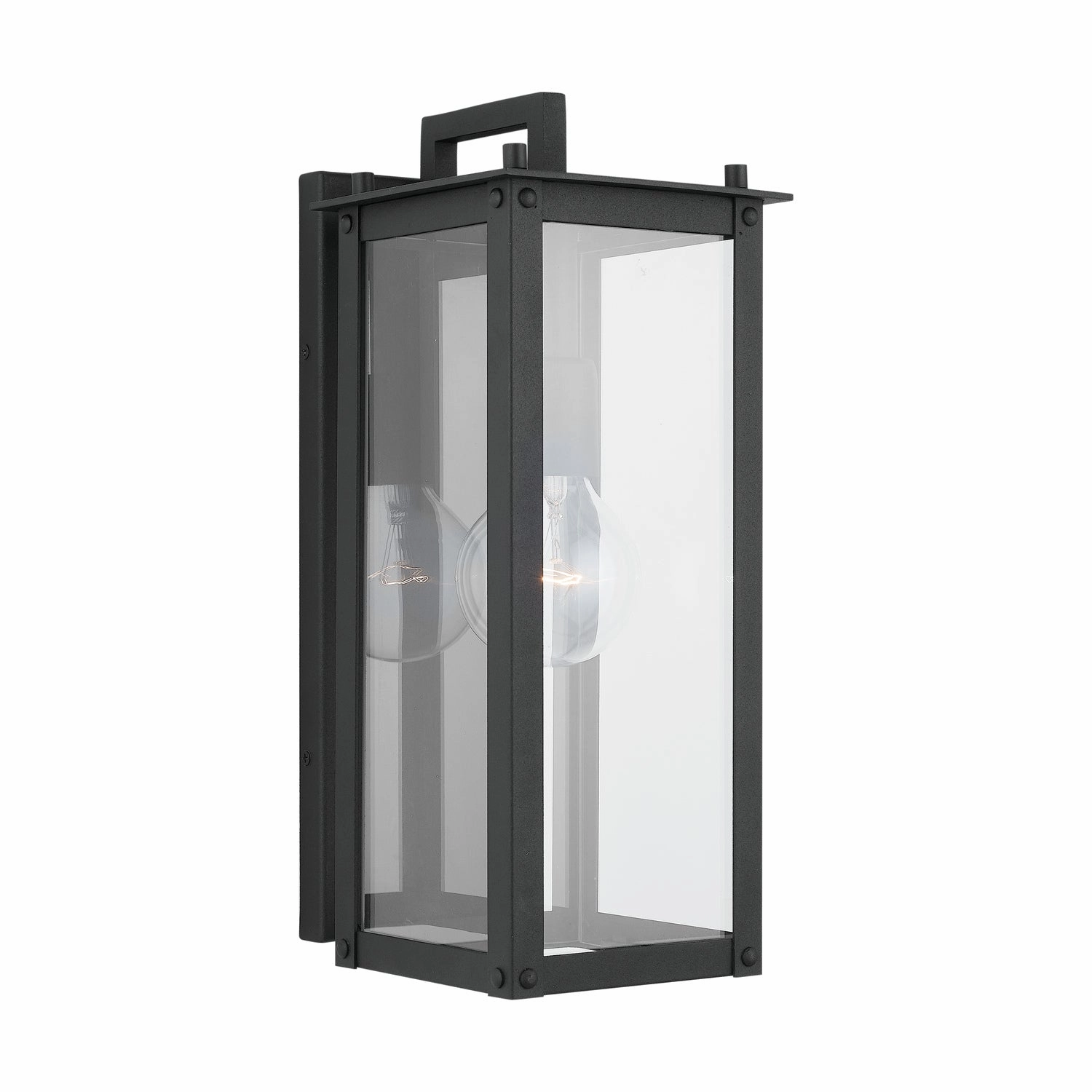 Hunt One Light Wall Mount Black