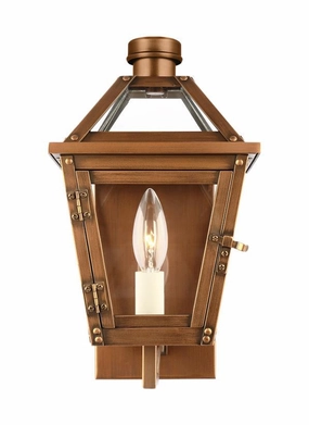 Hyannis One Light Wall Lantern Natural CopperOutdoor wall sconces with motion sensor