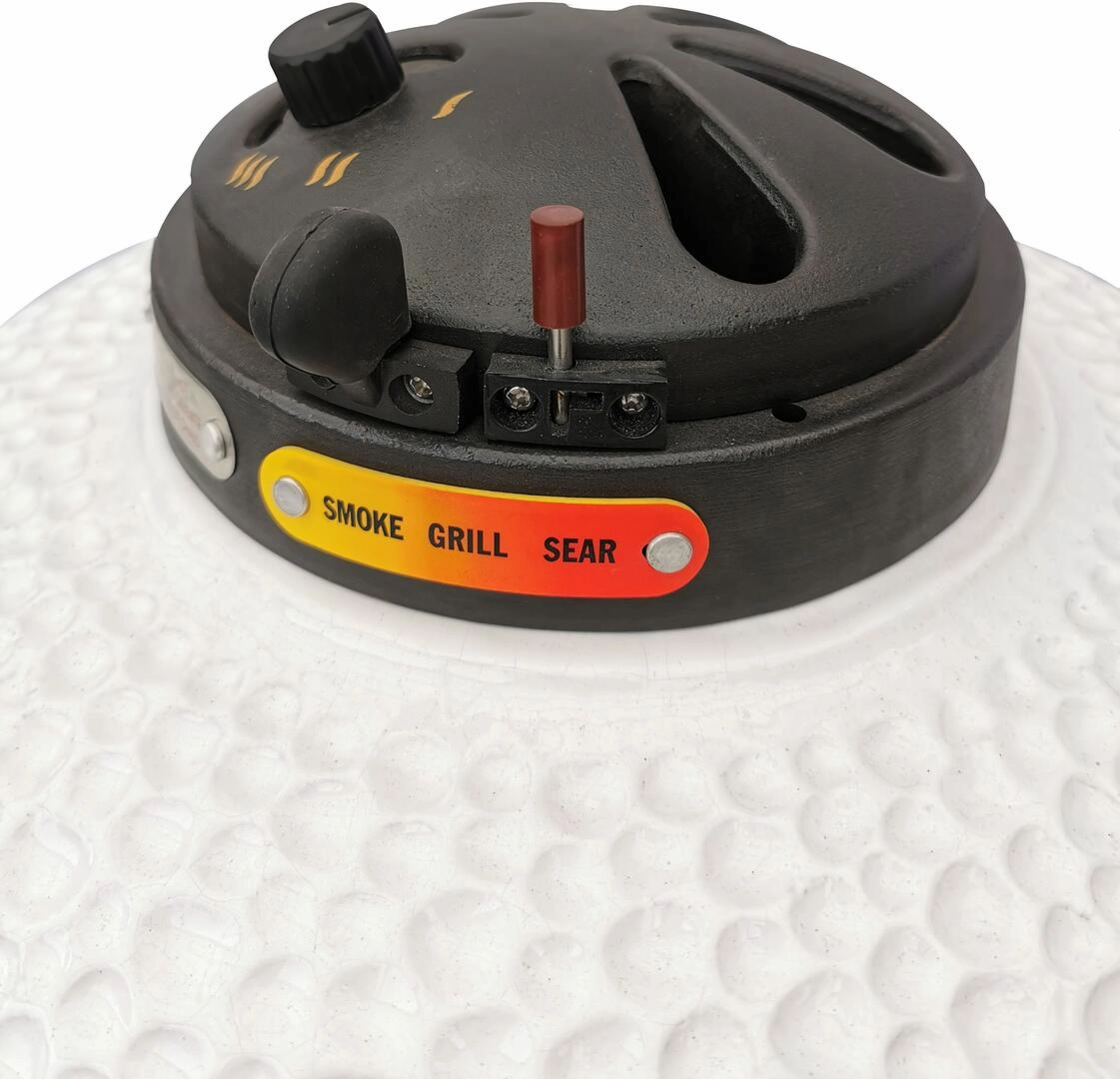 Icon Grills XD702 Maxis White Kamado Charcoal Grill CGXD702WMAXIS