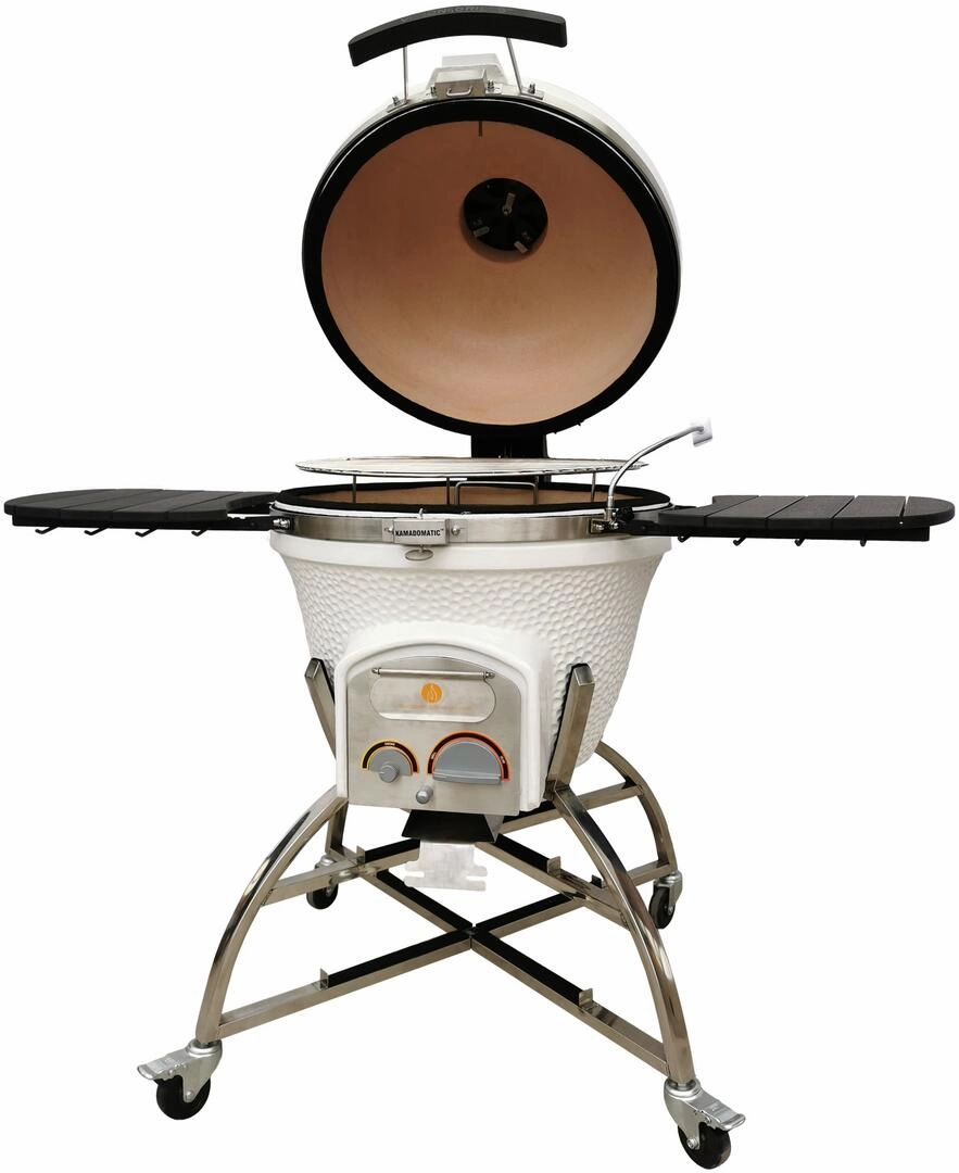 Icon Grills XD702 Maxis White Kamado Charcoal Grill CGXD702WMAXIS