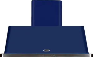 Ilve UAM120MB Majestic 48 Inch Blue Wall Mount Range Hood